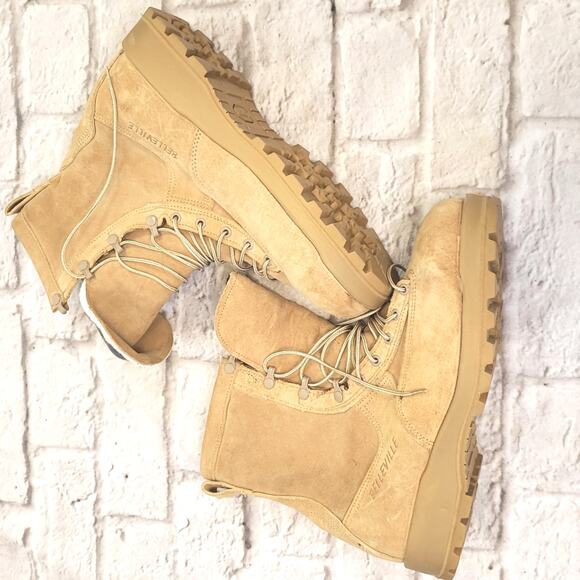 Belleville Suede Steel Toe work boots Desert sand - Picture 8 of 8